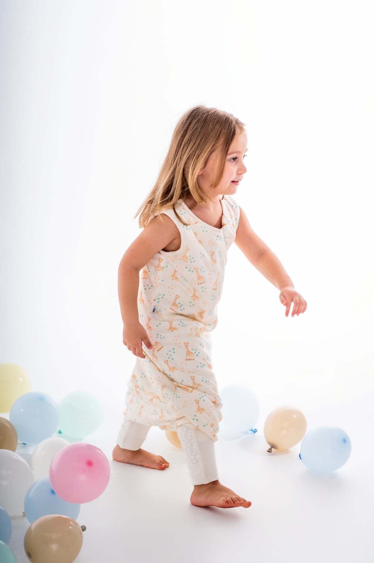 Bliss Jump 2.5 TOG, 3-5 y, Sophie la Girafe/ Stars, Yellow ,Print