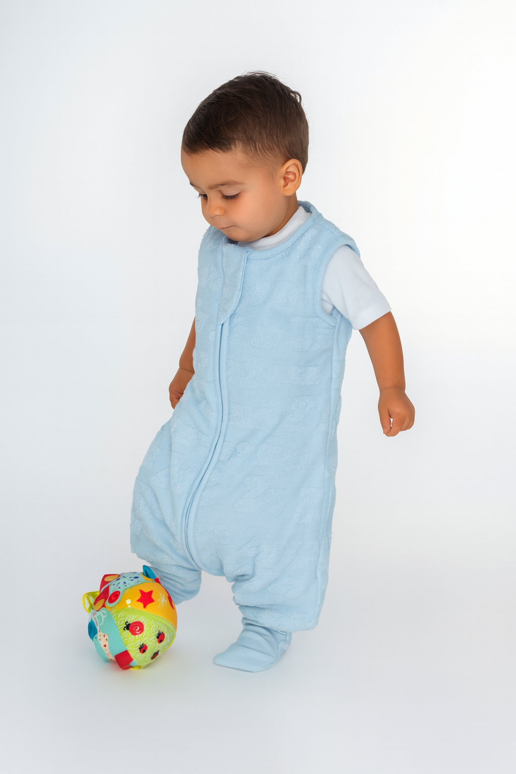 Bliss Jump, Sleeping Bag, 2.5 TOG, 6-18 months, Dreamy Zzz, Tufted Sky