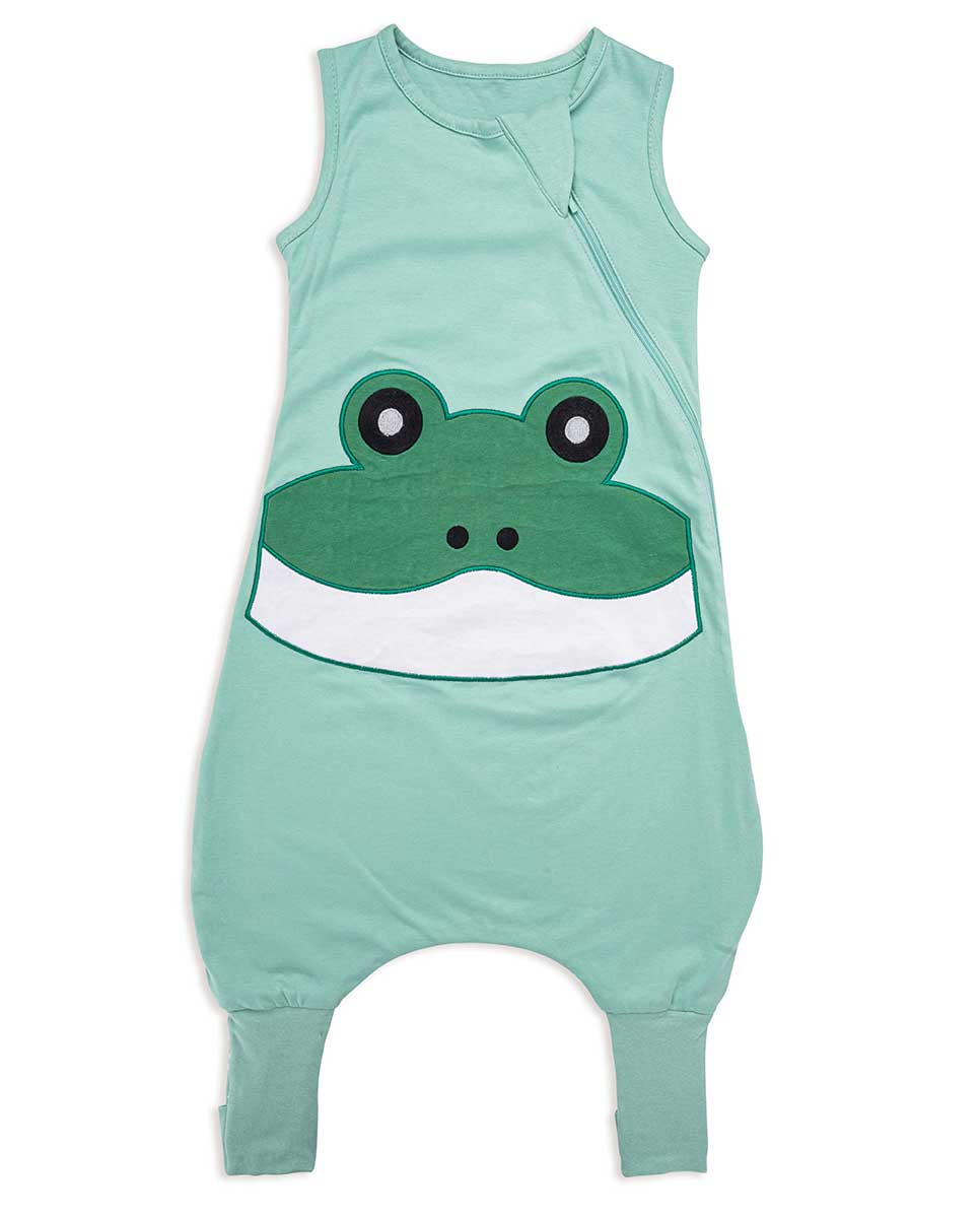 Bliss Jump, Sleeping Bag with Legs, 1 TOG, 18-36 months, FROG, Patch MINT