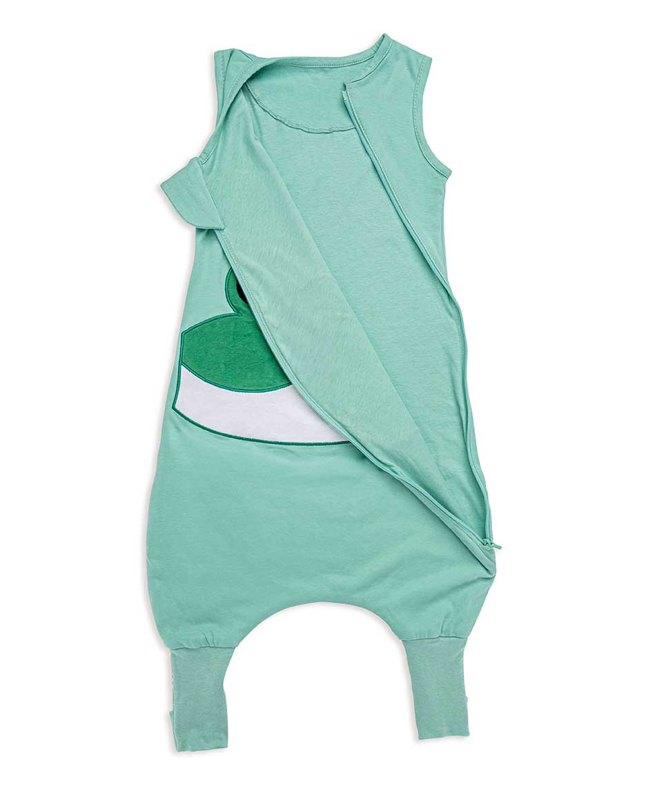 Bliss Jump, Sleeping Bag with Legs, 1 TOG, 18-36 months, FROG, Patch MINT