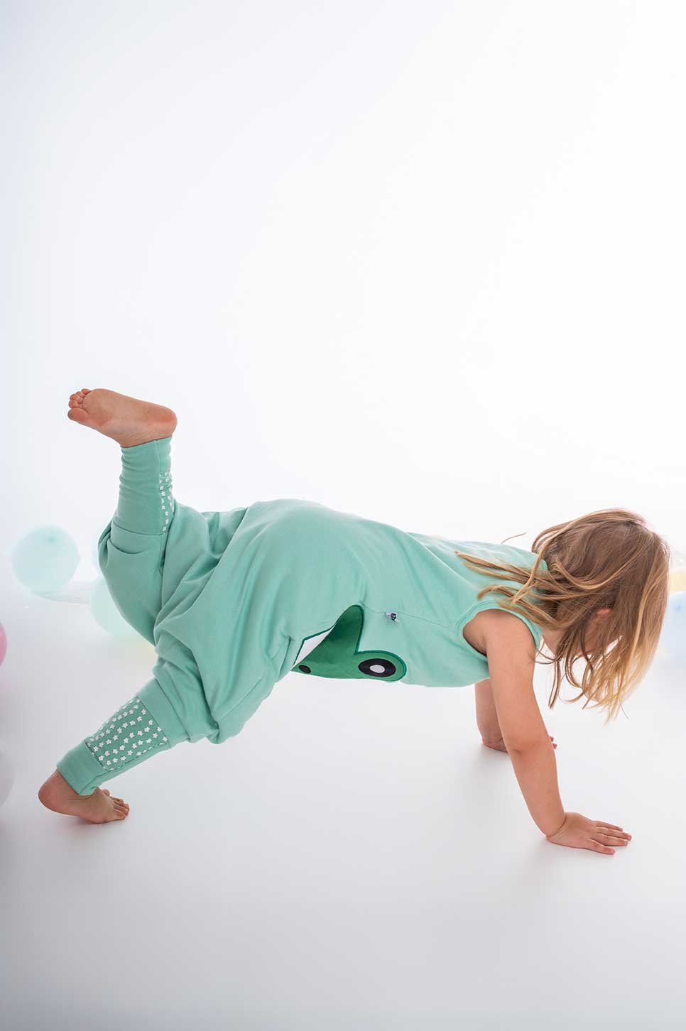 Bliss Jump, Sleeping Bag with Legs, 1 TOG, 18-36 months, FROG, Patch MINT