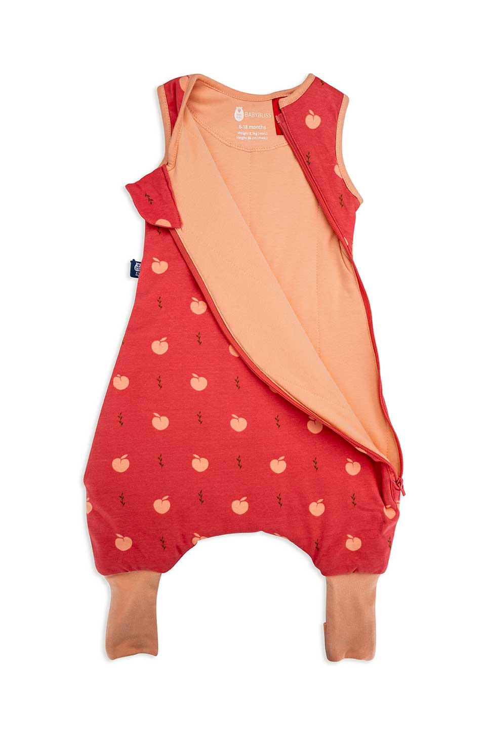 Bliss Jump, Sleeping Bag with Legs, 1 TOG, 6-18 months, Peaches