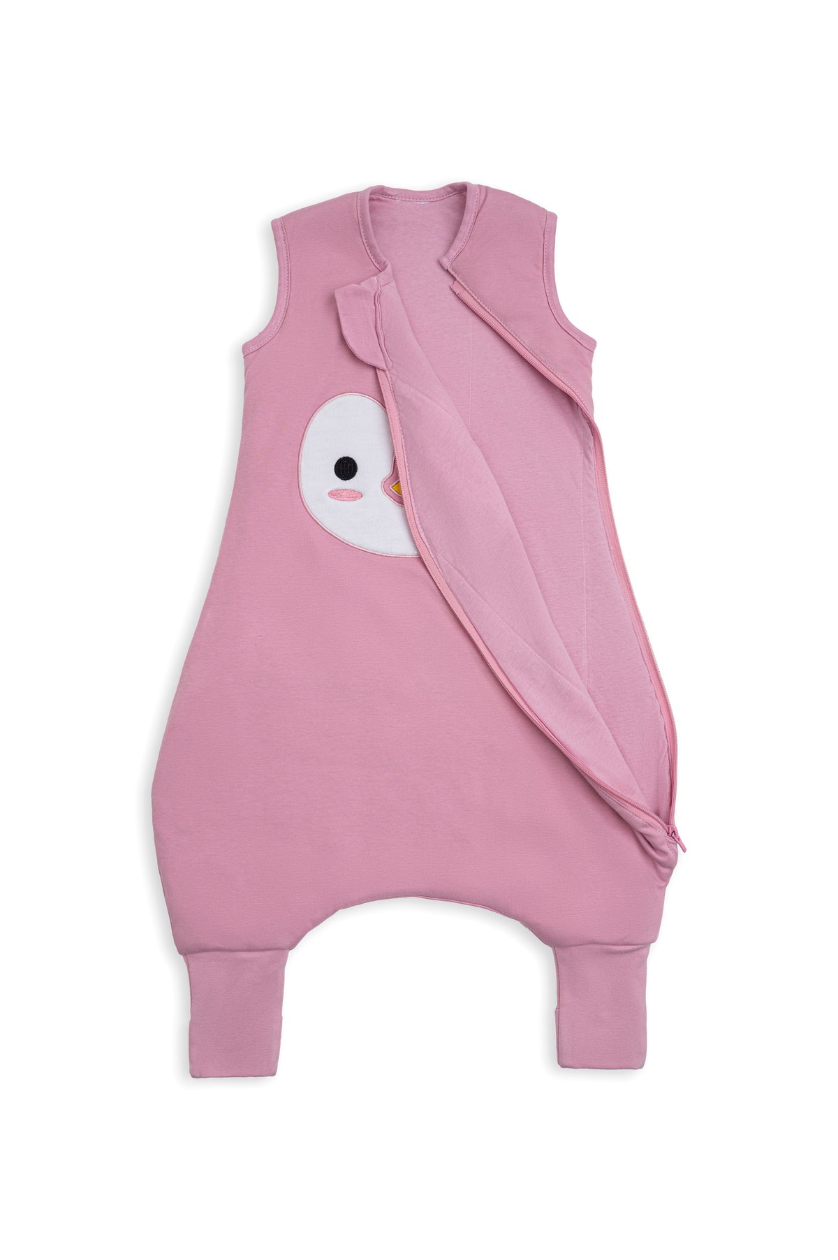 Bliss Jump, Sleeping Bag with Legs, 1 TOG, 18-36 months, Penguin, Patch Pink