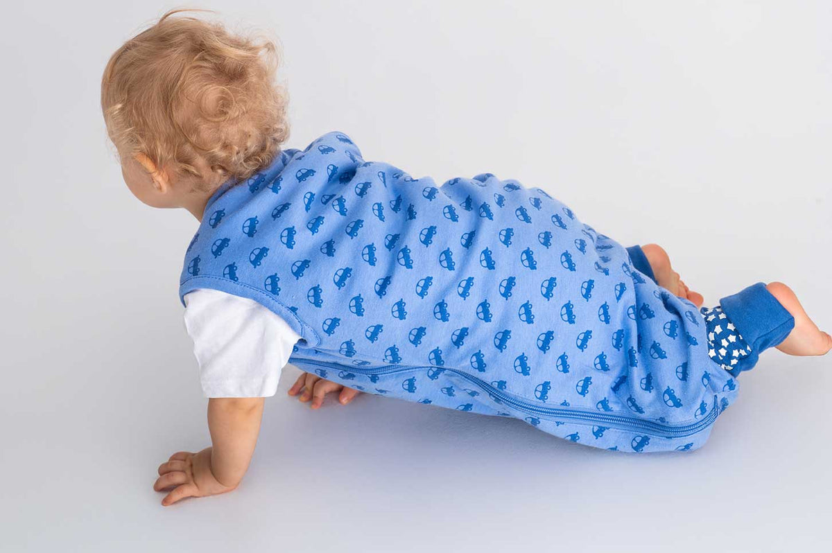 Bliss Jump, Sleeping Bag with Legs, 1 TOG, 18-36 months, VROOM Cars