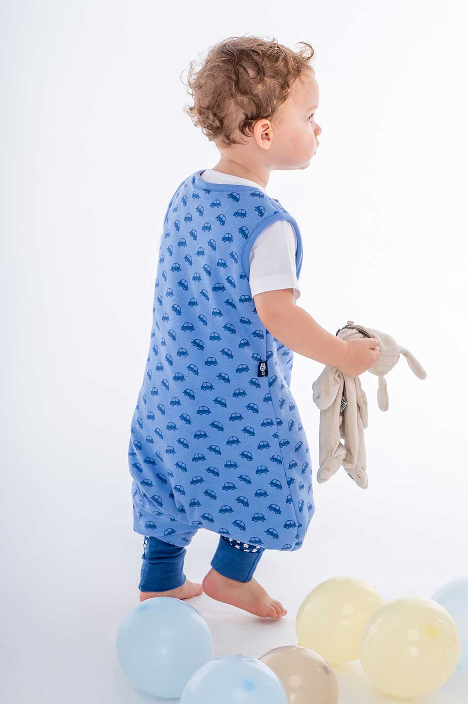 Bliss Jump, Sleeping Bag with Legs, 1 TOG, 18-36 months, VROOM Cars