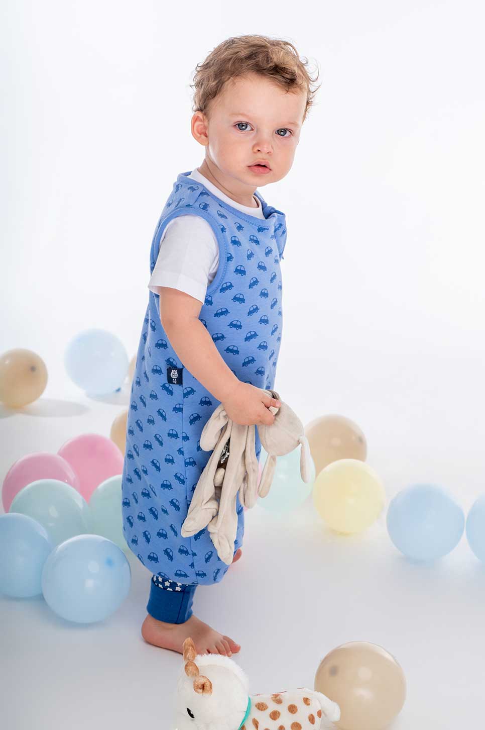 Bliss Jump, Sleeping Bag with Legs, 1 TOG, 18-36 months, VROOM Cars