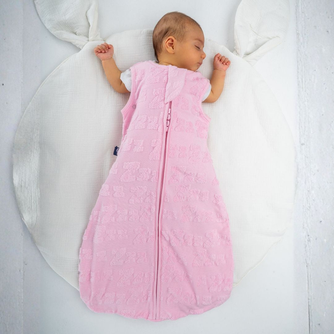 Bliss Sac, Sleeping Bag, 2.5 TOG, 6-18 months, Dreamy Zzz, Tufted Pink