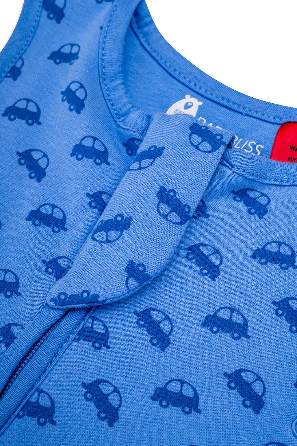 Bliss Sac, Sleeping Bag, 2.5 TOG, 6-18 months, VROOM Cars, Print Petrol