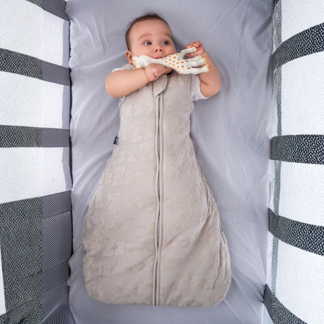 Bliss Sac, Sleeping Bag, 1 TOG, 0-6 months, Dreamy Zzz, Tufted Grey