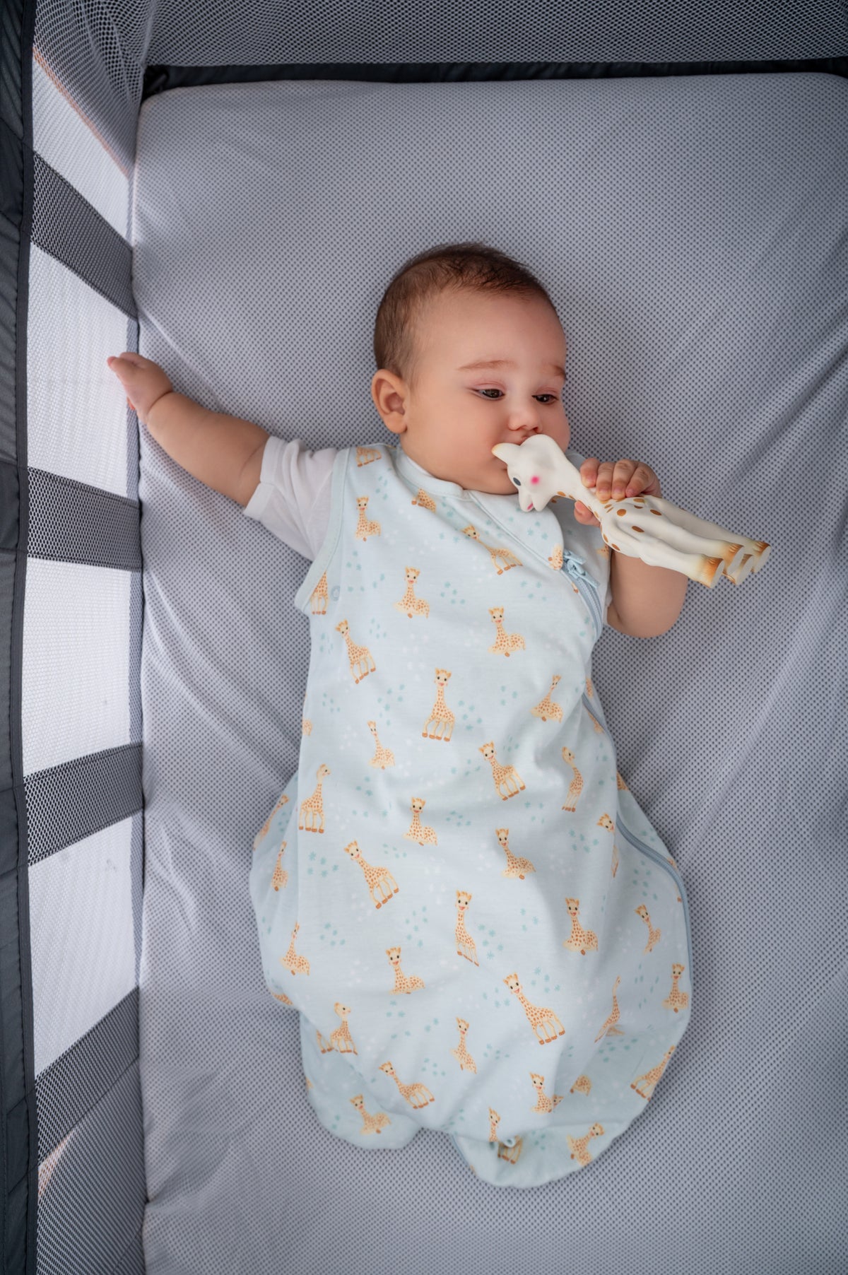 Bliss Sac 1 TOG, 0-6 months, Sophie la Girafe/ Stars, Sky,Print